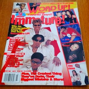 Vintage March 1996 Word Up Magazine